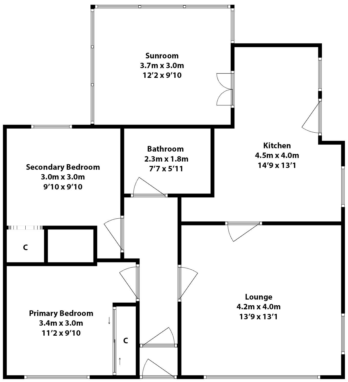 152 Netherton Road, Wishaw floorplan