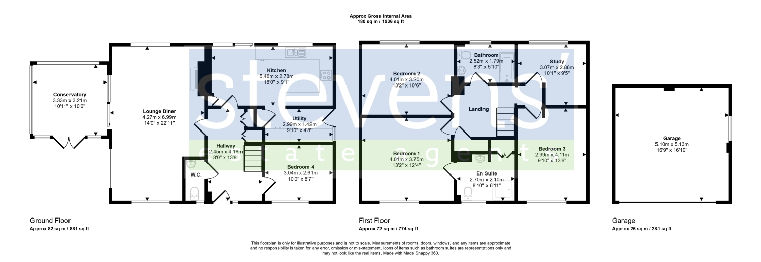 11, Manor Gardens, Okehampton floorplan