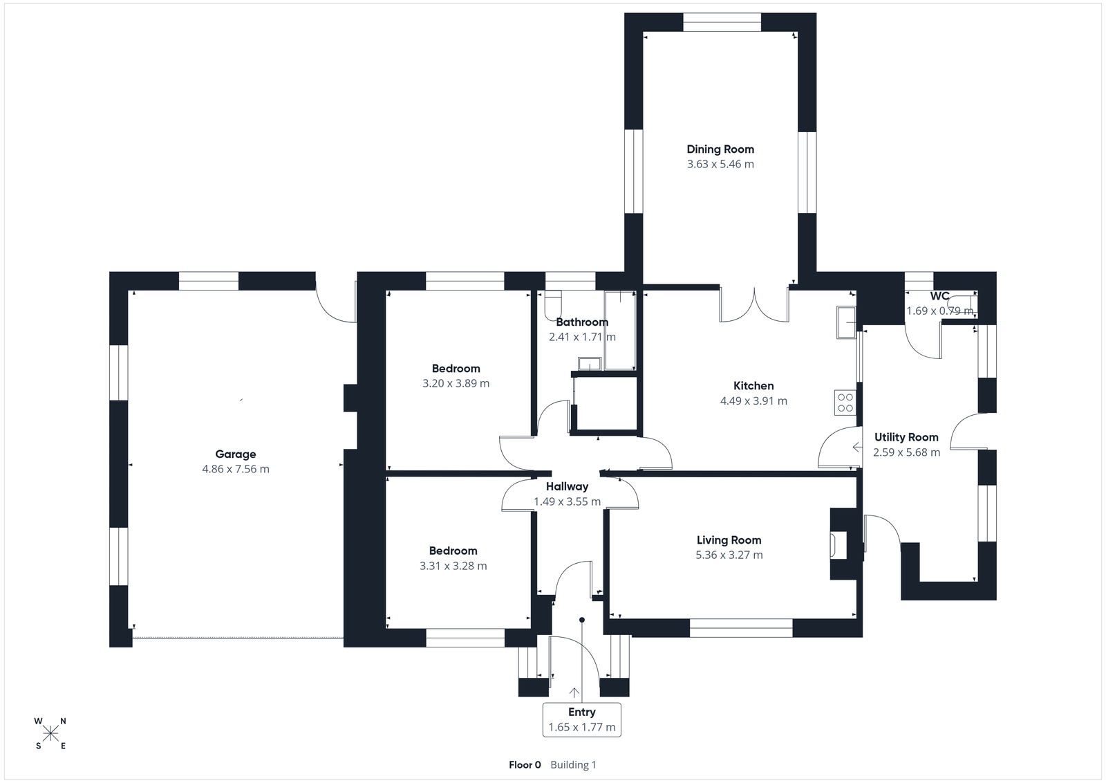 The Bungalow, Crossways, Coleford floorplan
