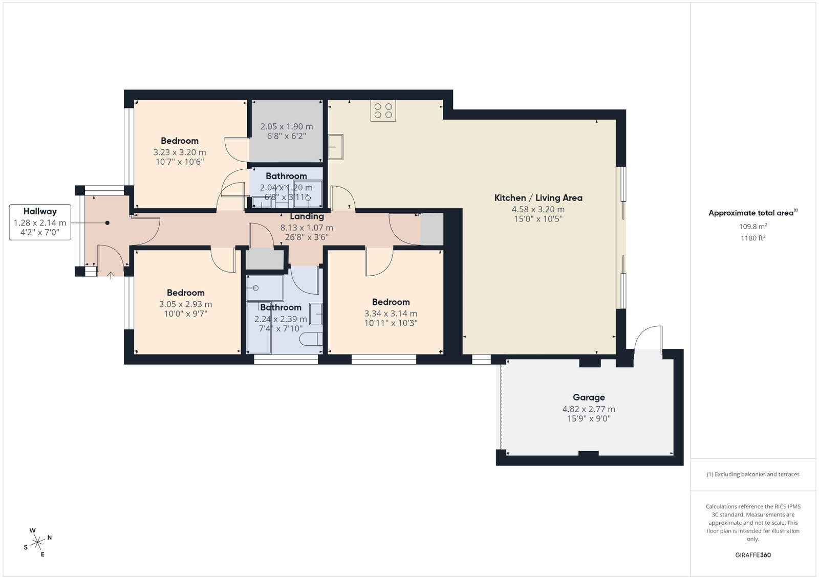 72, Davies Avenue, Paignton floorplan