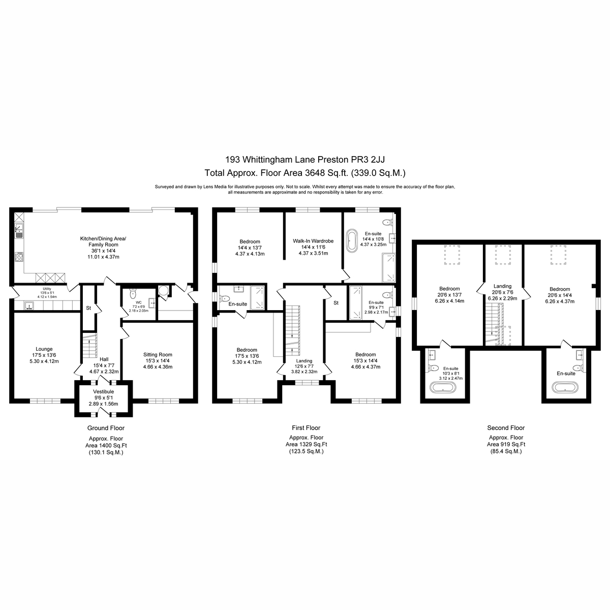 193, Whittingham Lane, Goosnargh floorplan