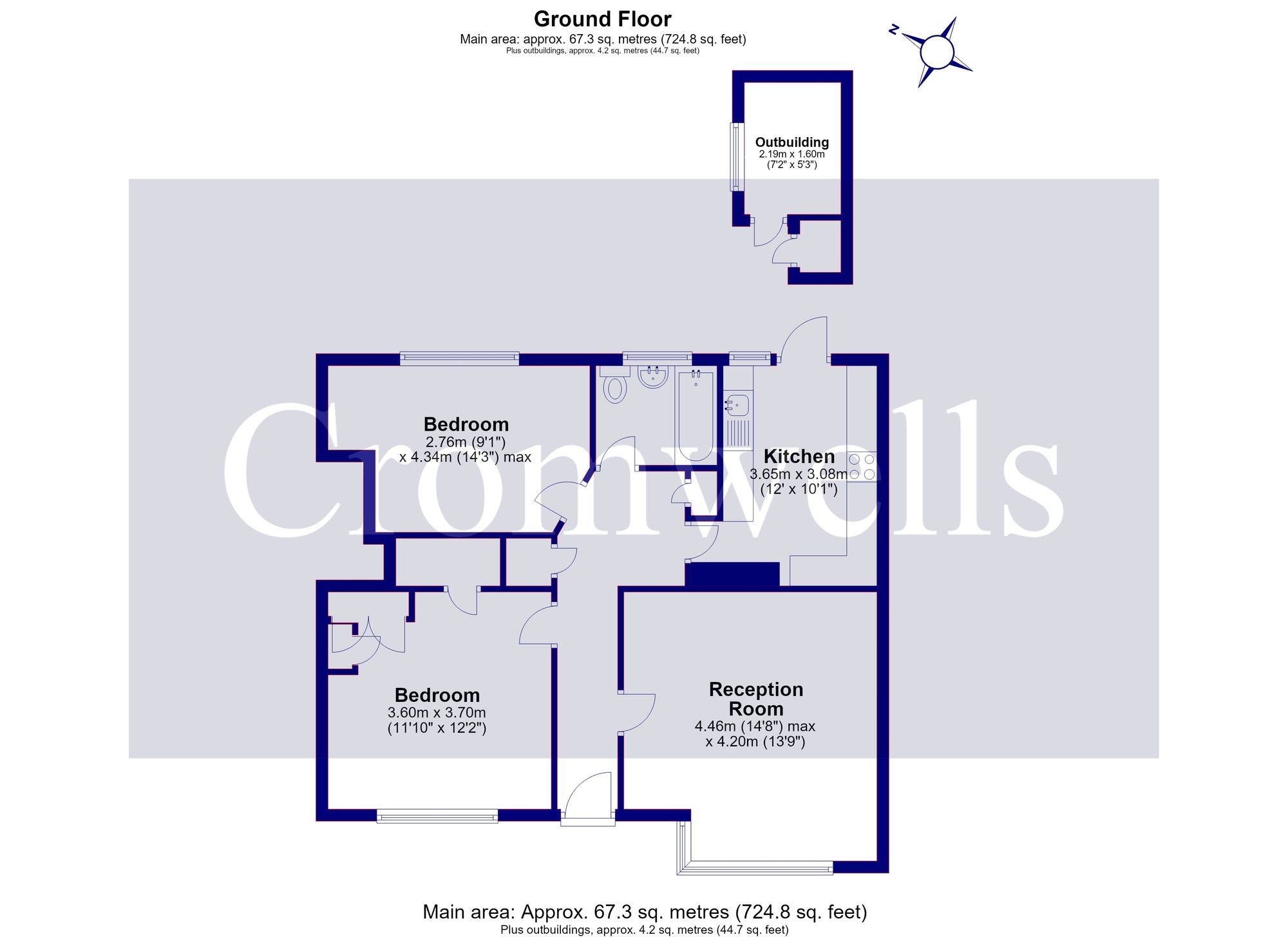 102 Garth Road, Morden floorplan