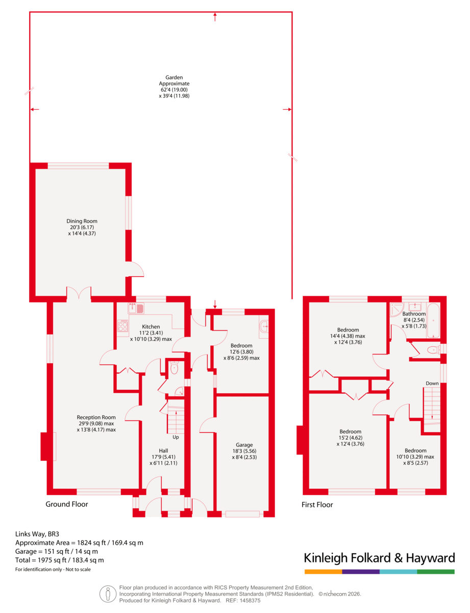 53, Links Way, Beckenham floorplan