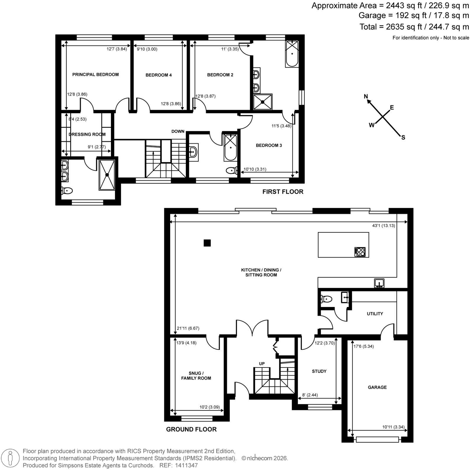 33, Knowle Park, Cobham floorplan