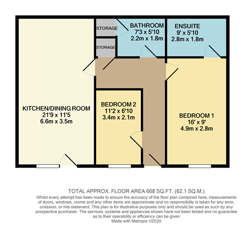 Maxwell Road, Romford floorplan