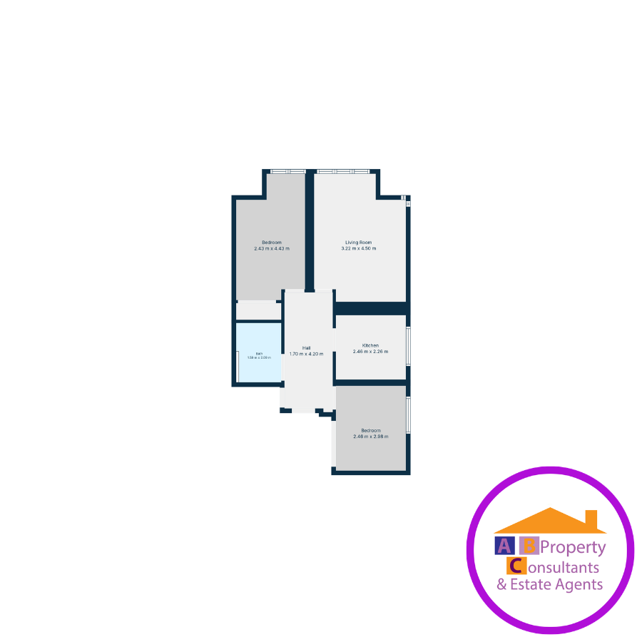 Flat 6, 139 Hamilton Road, Glasgow floorplan