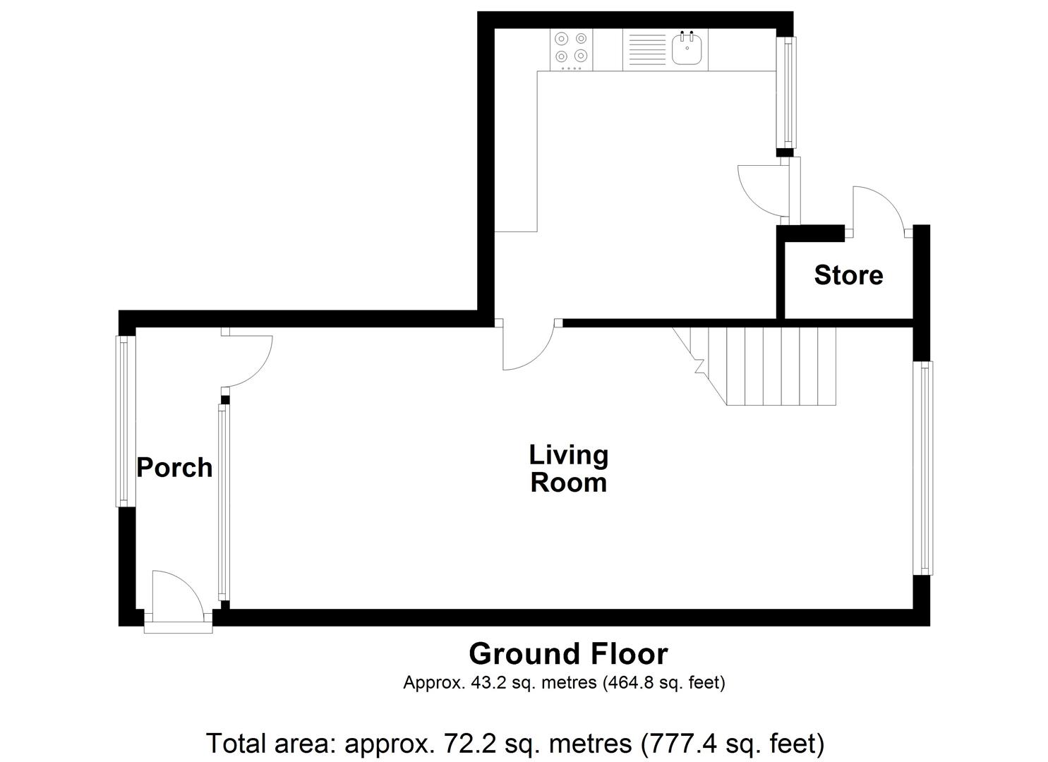 Moors Lane, St. Martins Moor, St. Martins, Oswestry SY10, 2 bedroom