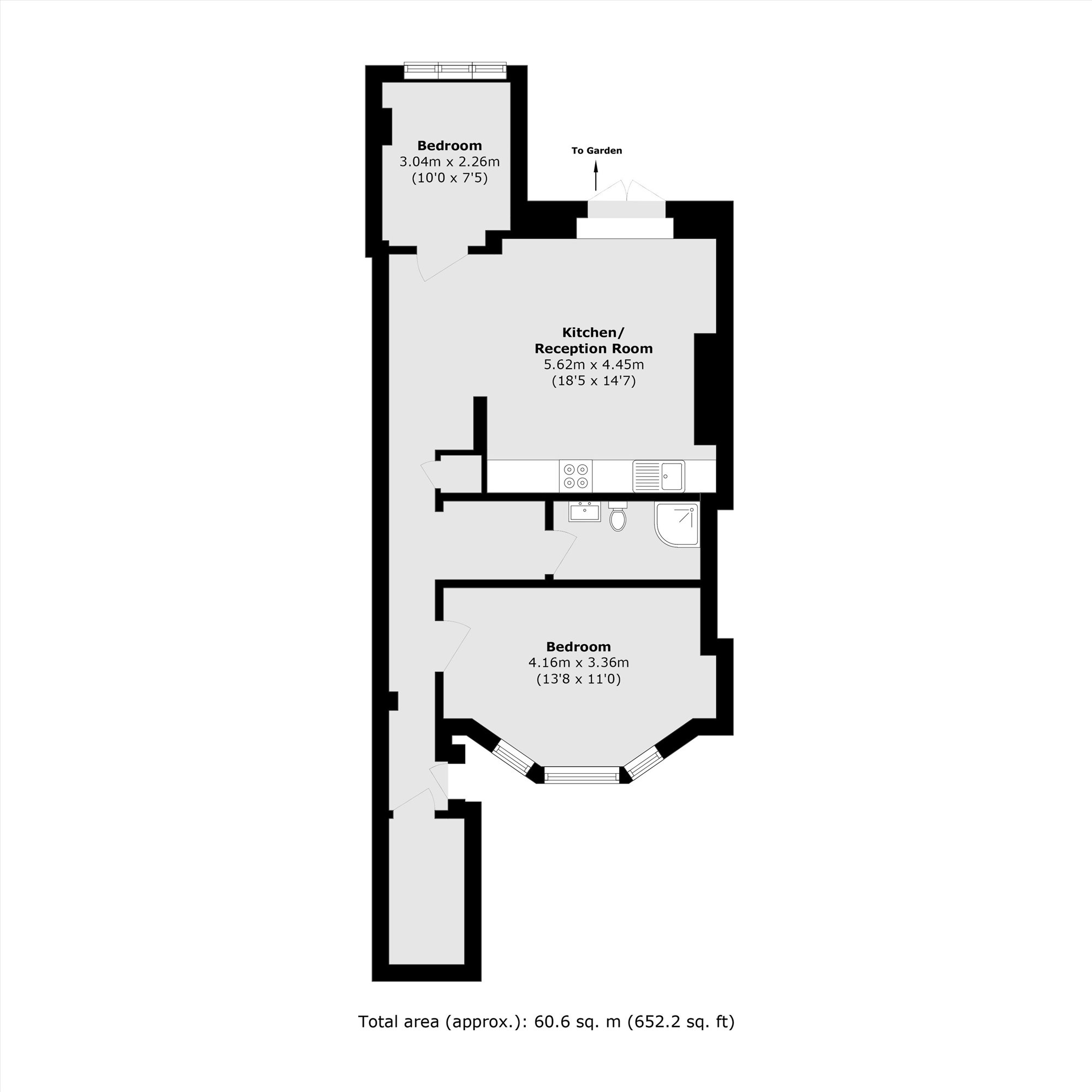 16, Ferndale Road, London floorplan