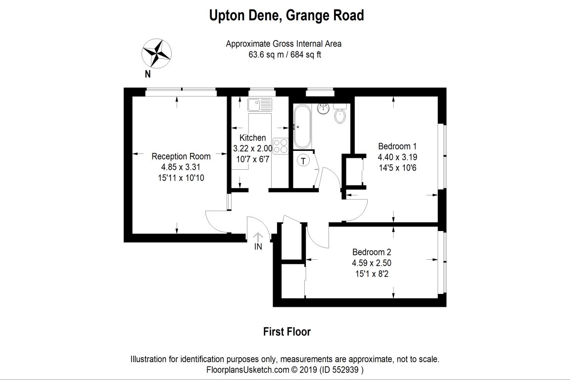 2 Bedrooms Flat to rent in Upton Dene, Sutton SM2