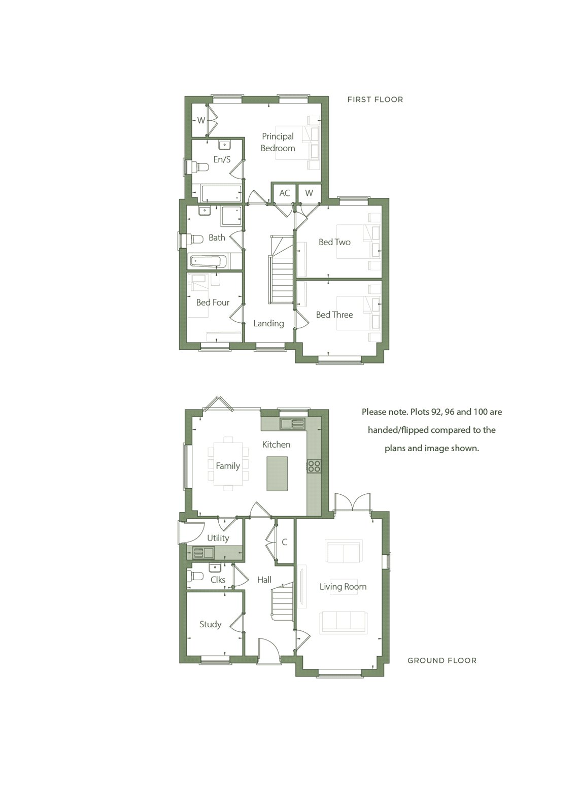 Plot 77 The Linum, Chattowood, Elmstead Market floorplan