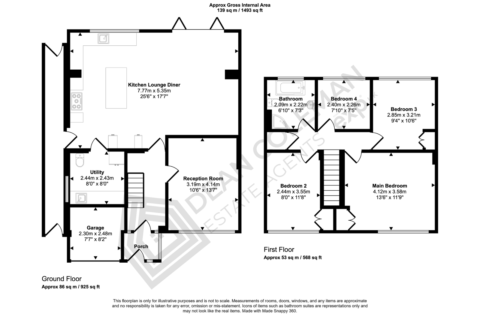 37, Fairlie Crescent, Birmingham floorplan