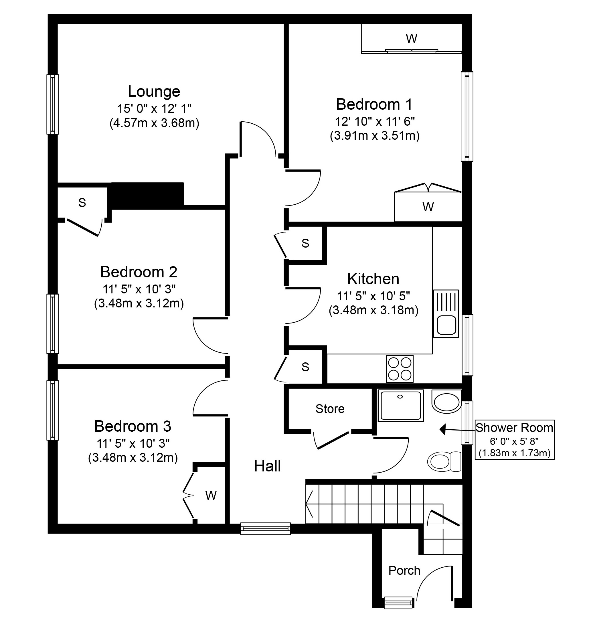3 Bedrooms Flat for sale in Aurs Drive, Barrhead G78