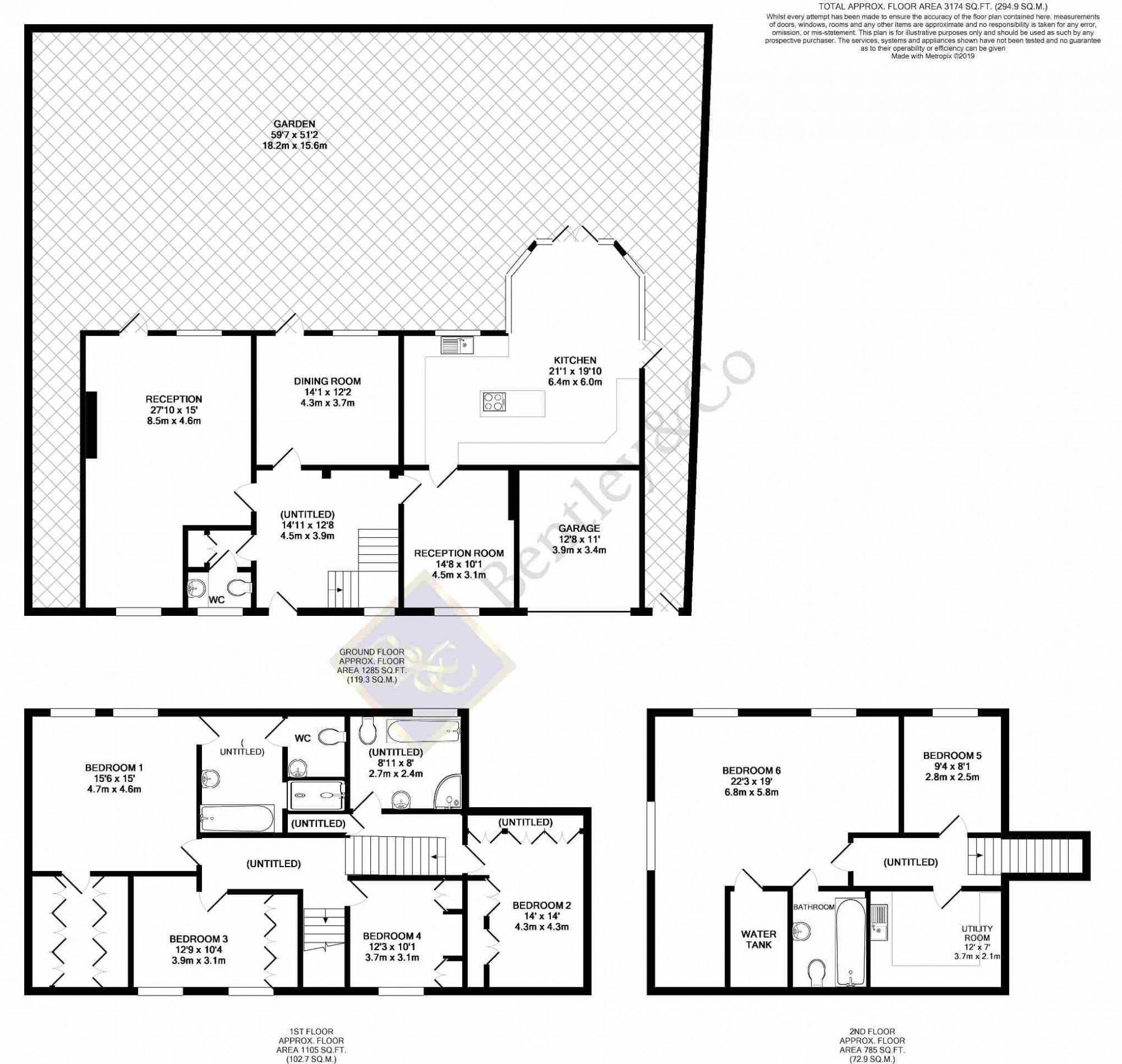 6 Bedrooms Detached house to rent in Elm Walk, Hampstead NW3