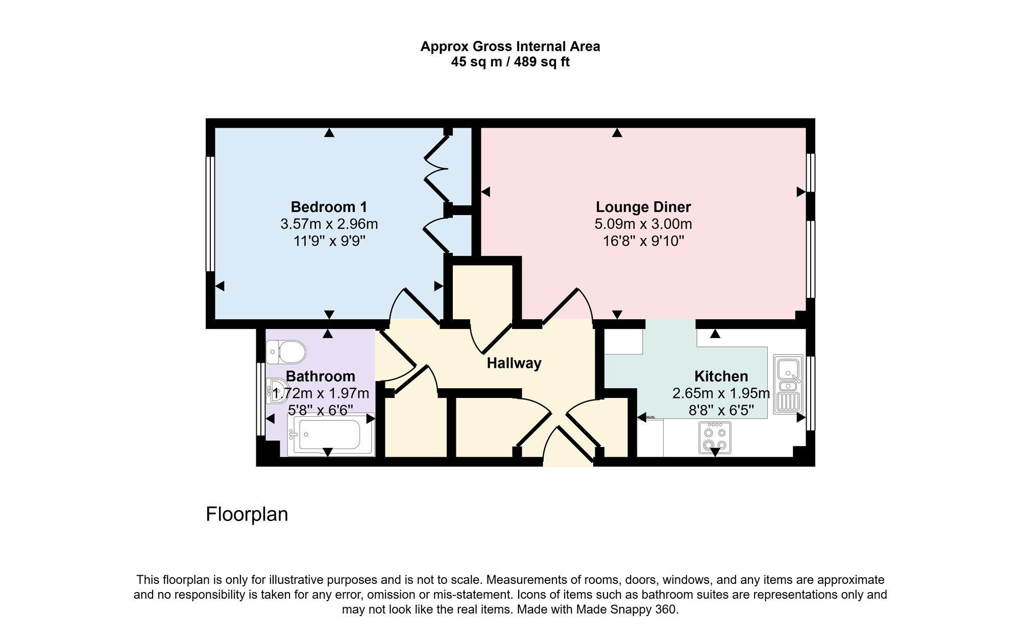 43a West Grove, Woodford Green floorplan