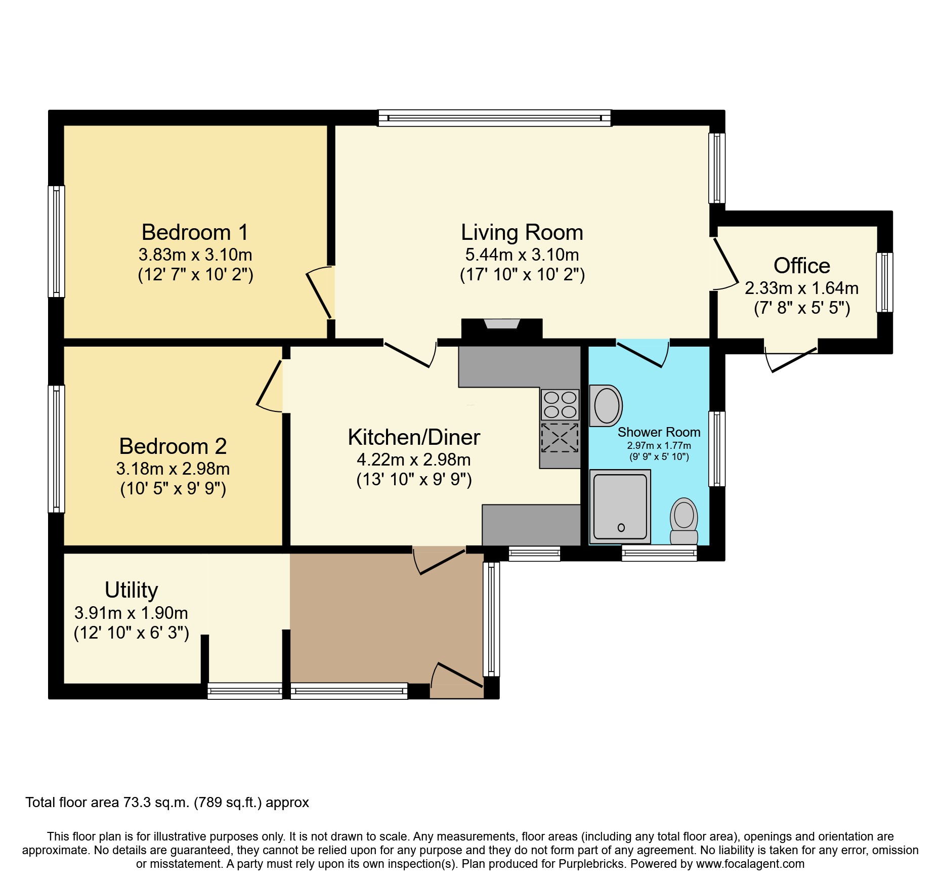 Keaslow, Nethertown, Egremont floorplan