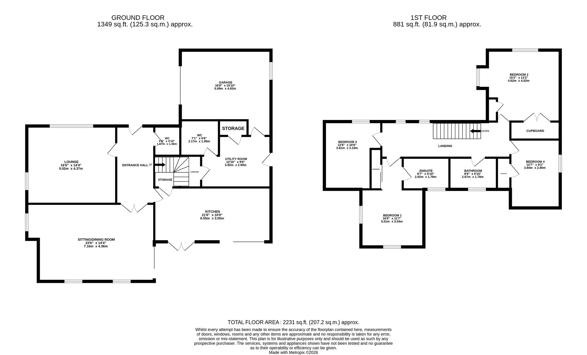 4, Colt Gardens, Auchterarder, PH3 floorplan