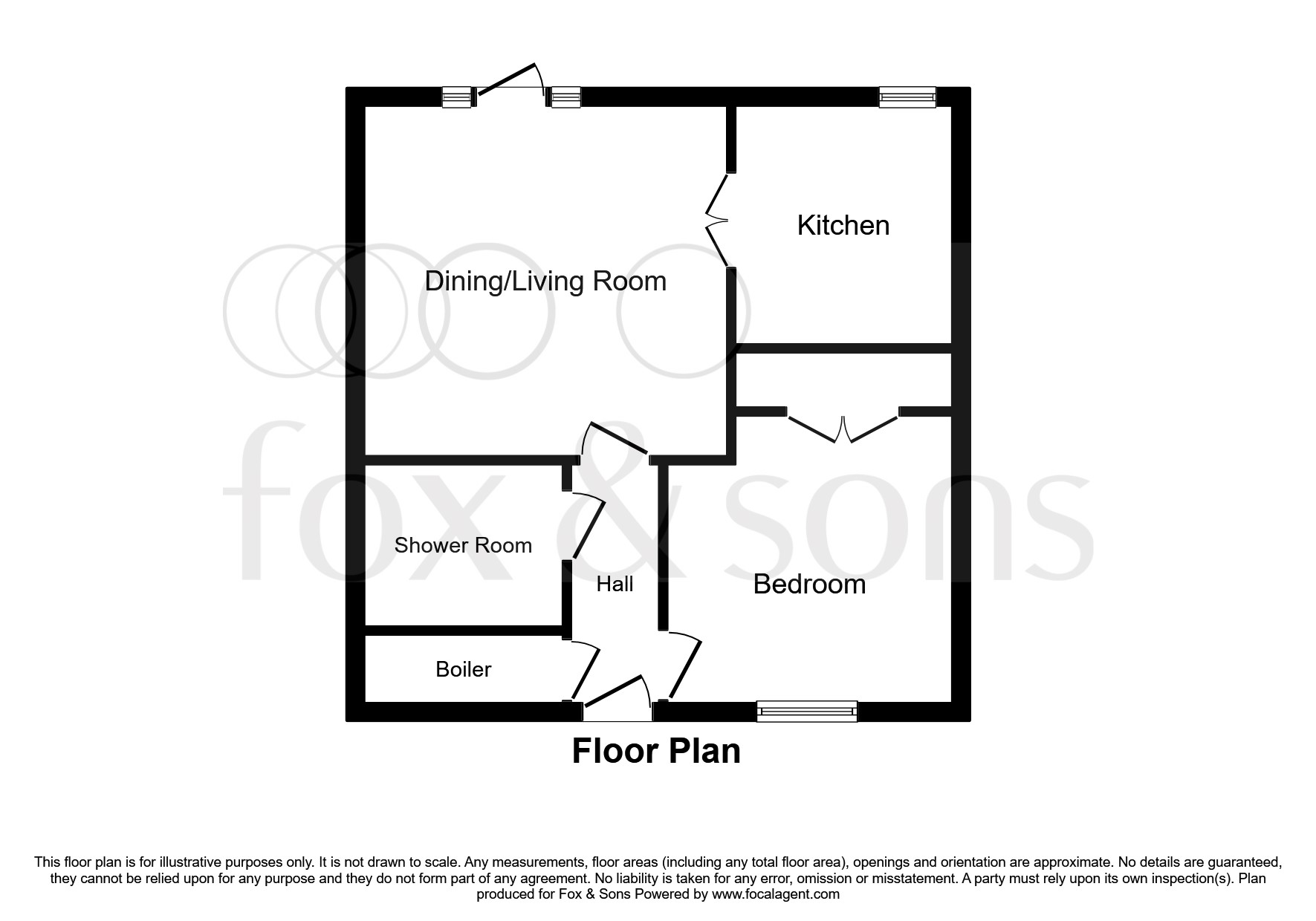 1 Bedrooms Flat for sale in Wyvern Court, Crewkerne TA18