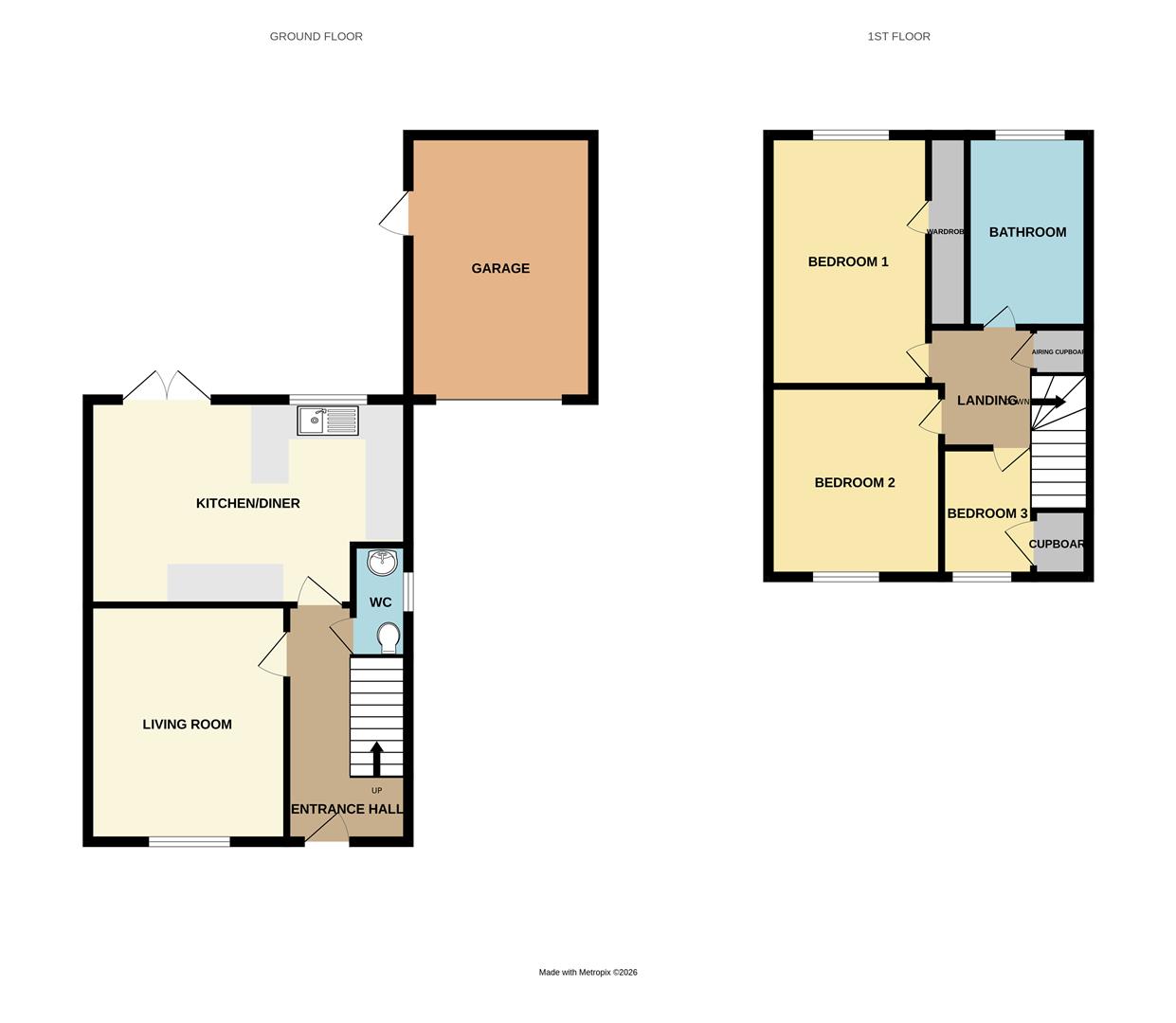 1, Red Deer Gardens, Bridgwater floorplan