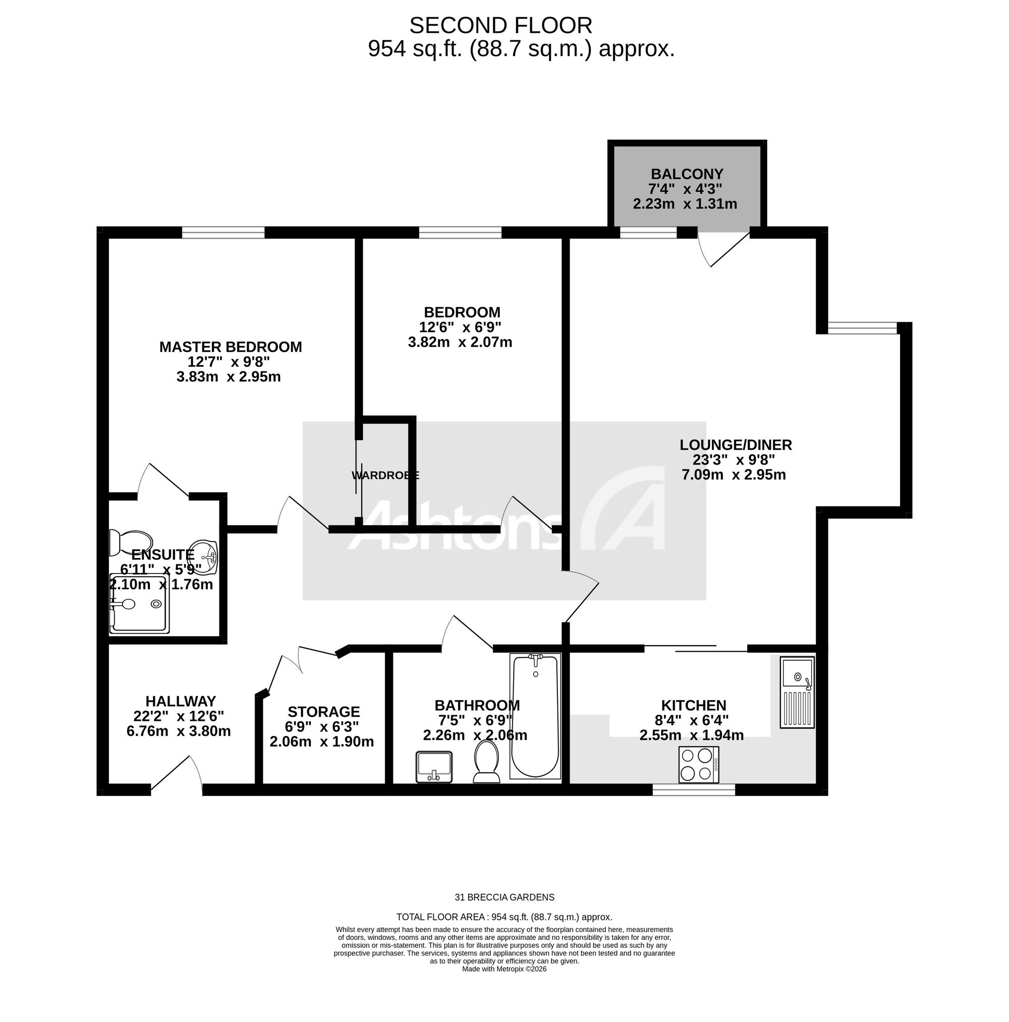 31 Breccia Gardens, St. Helens floorplan