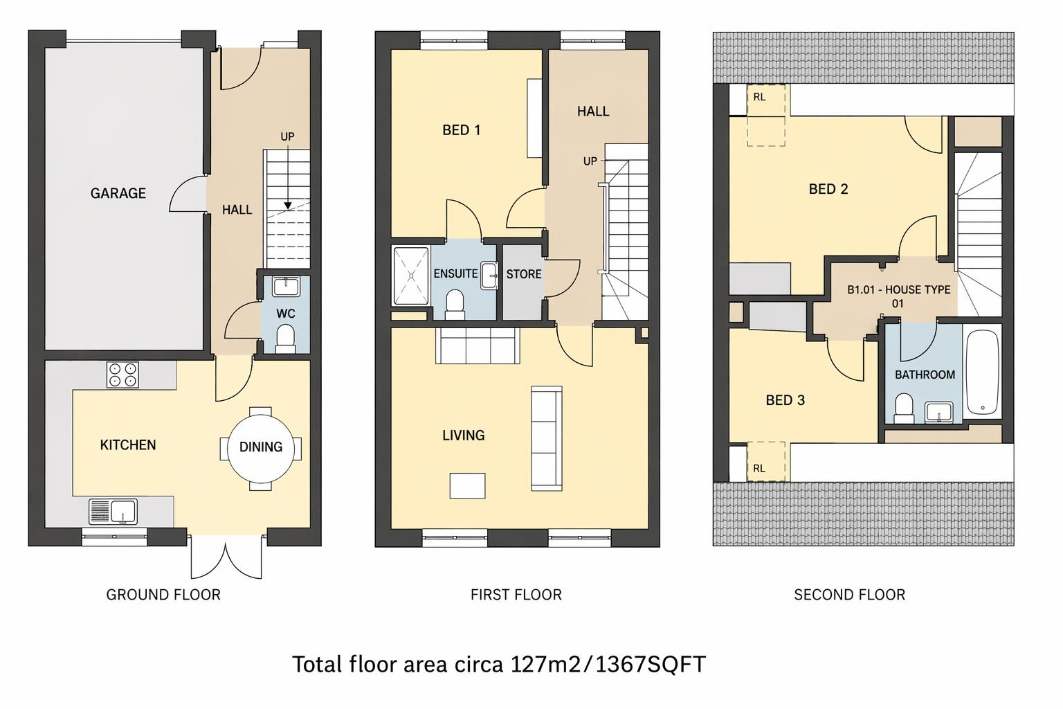10, Brighton Grove, Sale floorplan