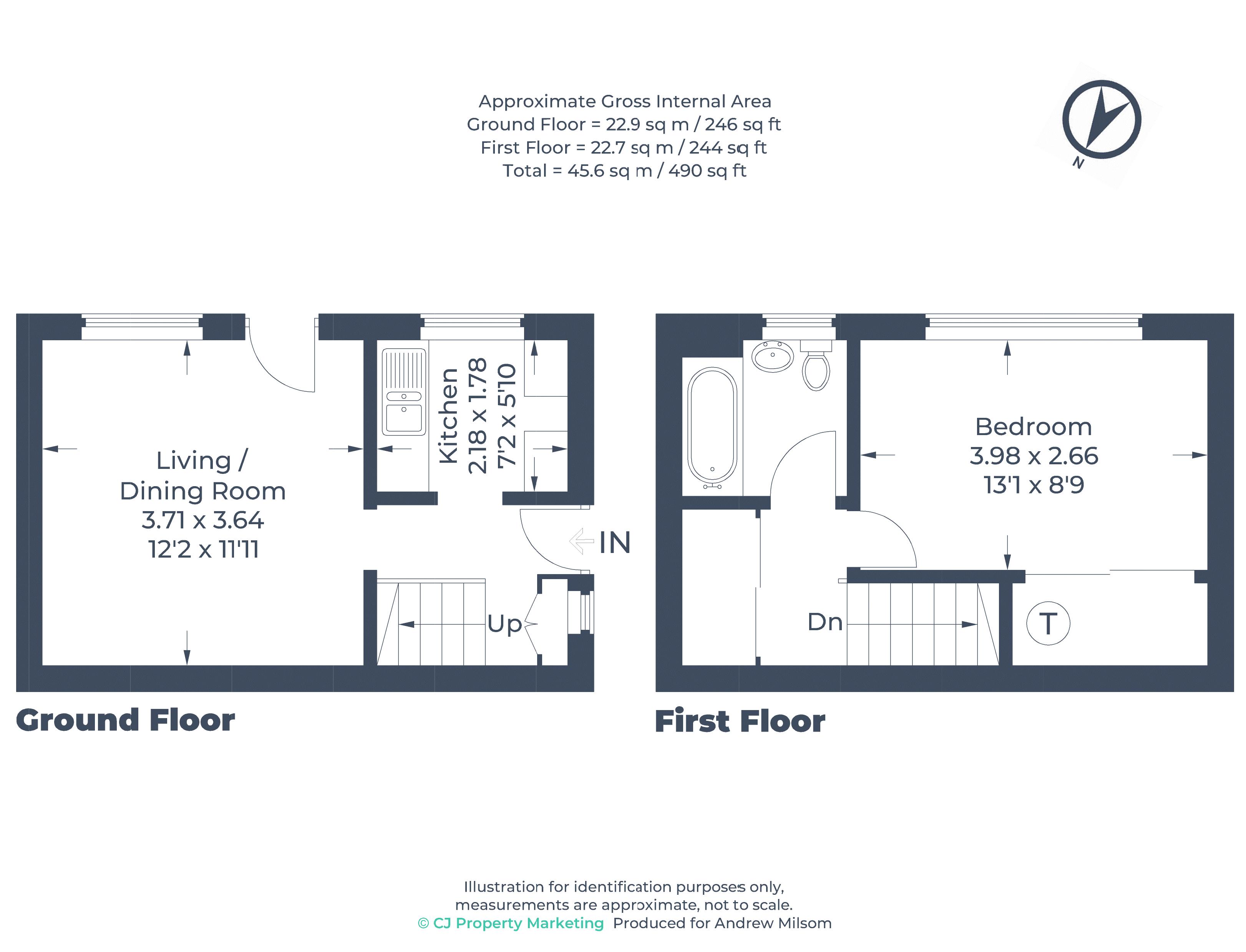 91, Bridgestone Drive, Bourne End floorplan