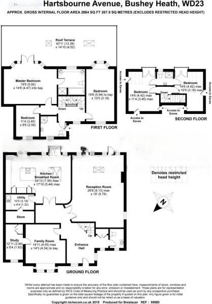 Hartsbourne Avenue, Bushey Heath floorplan