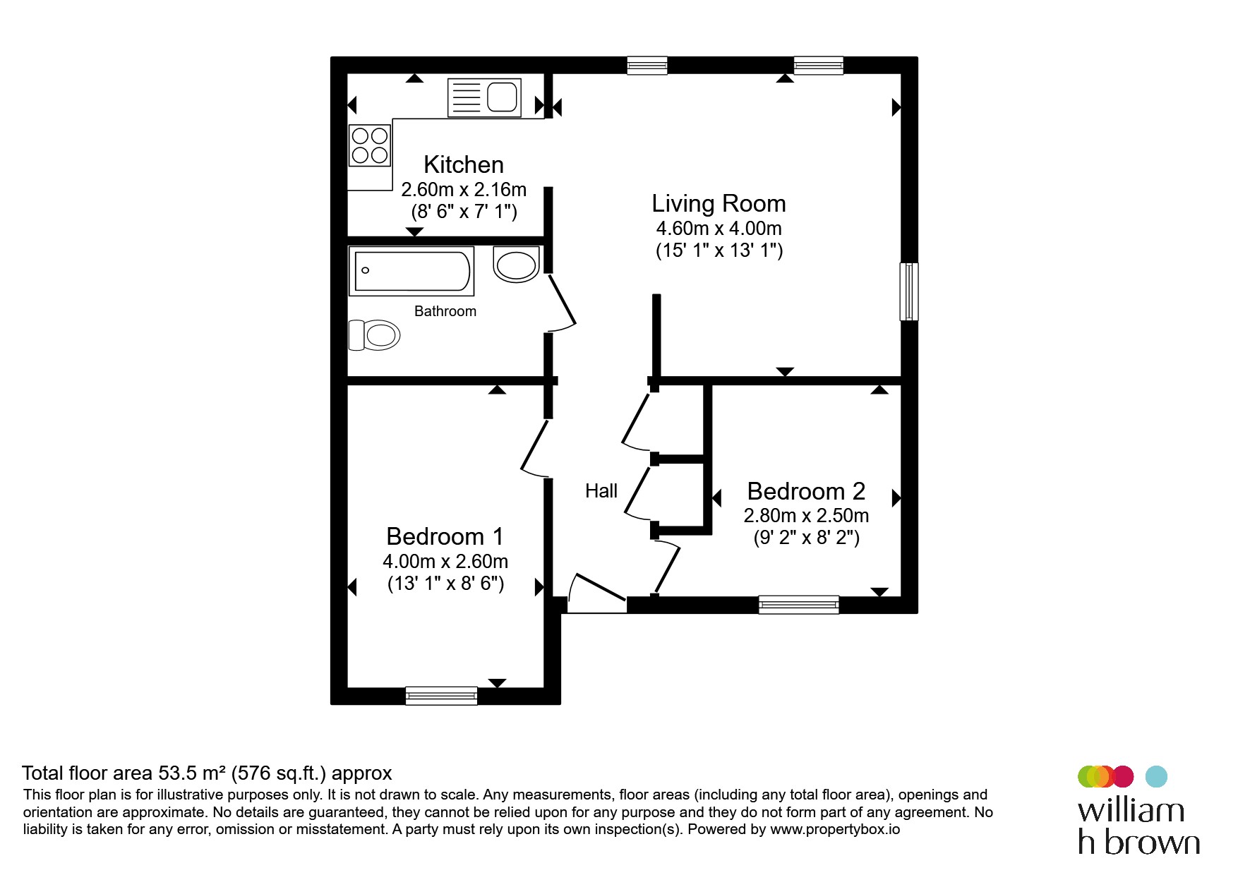 81, Grange Road, Northampton floorplan