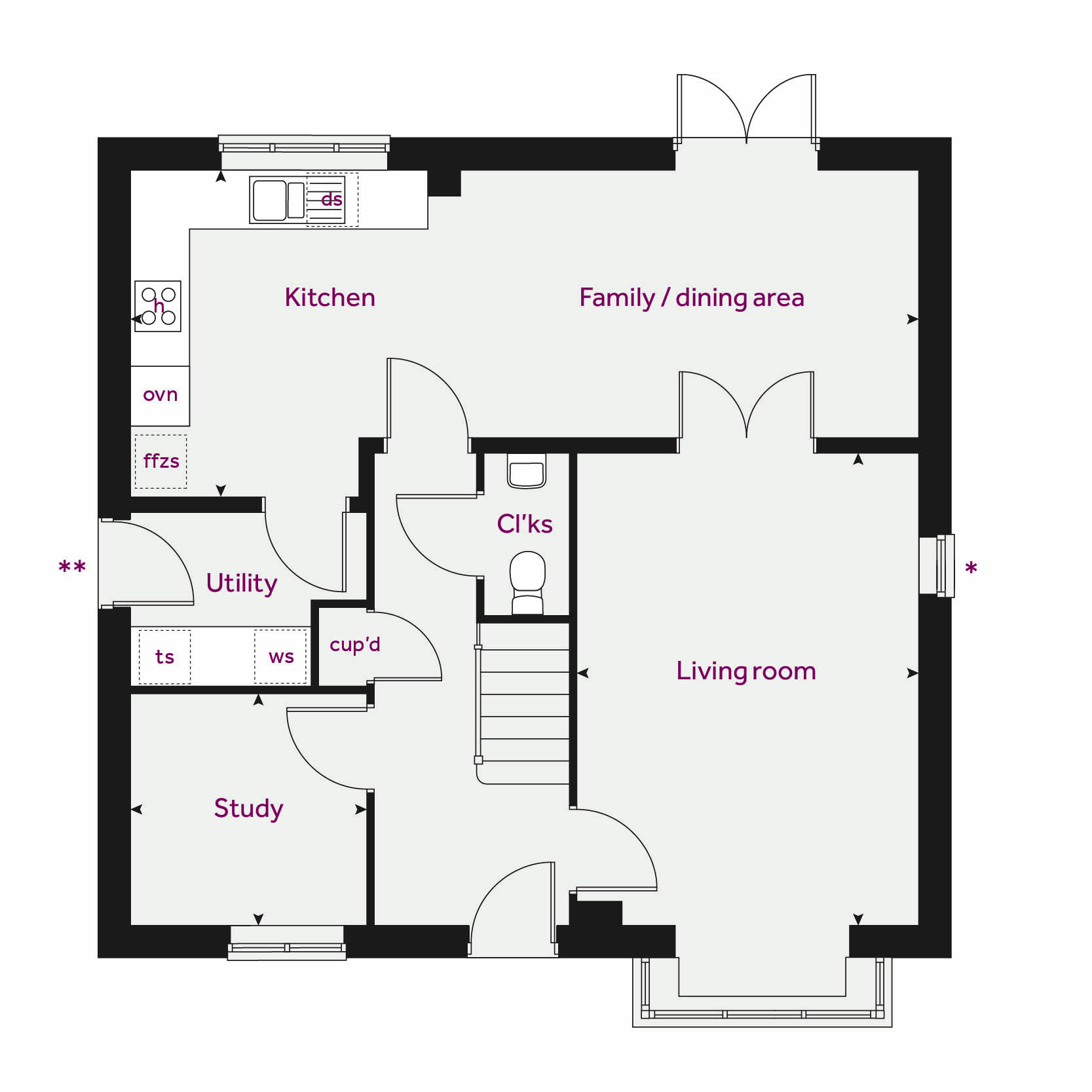134, Cam, Dursley floorplan