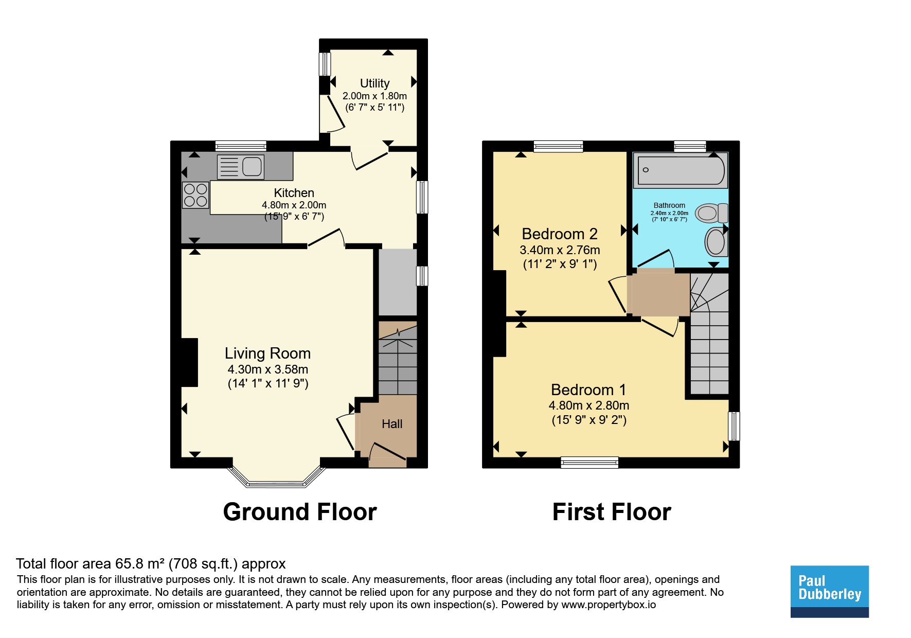 28, Park Road, Bilston floorplan