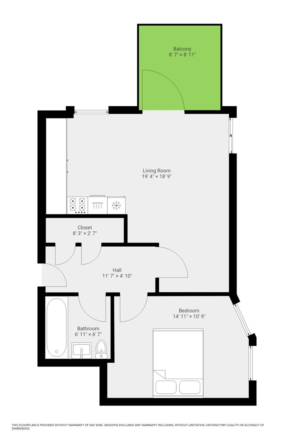 89, Hilltop Avenue, London floorplan