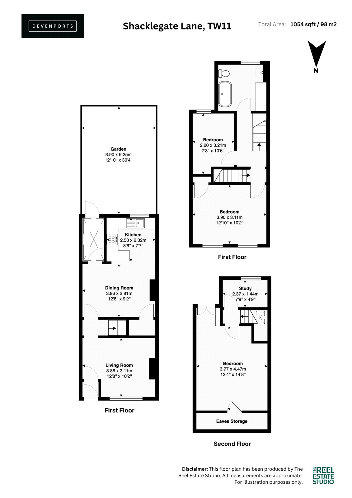 Shacklegate Lane, Teddington floorplan