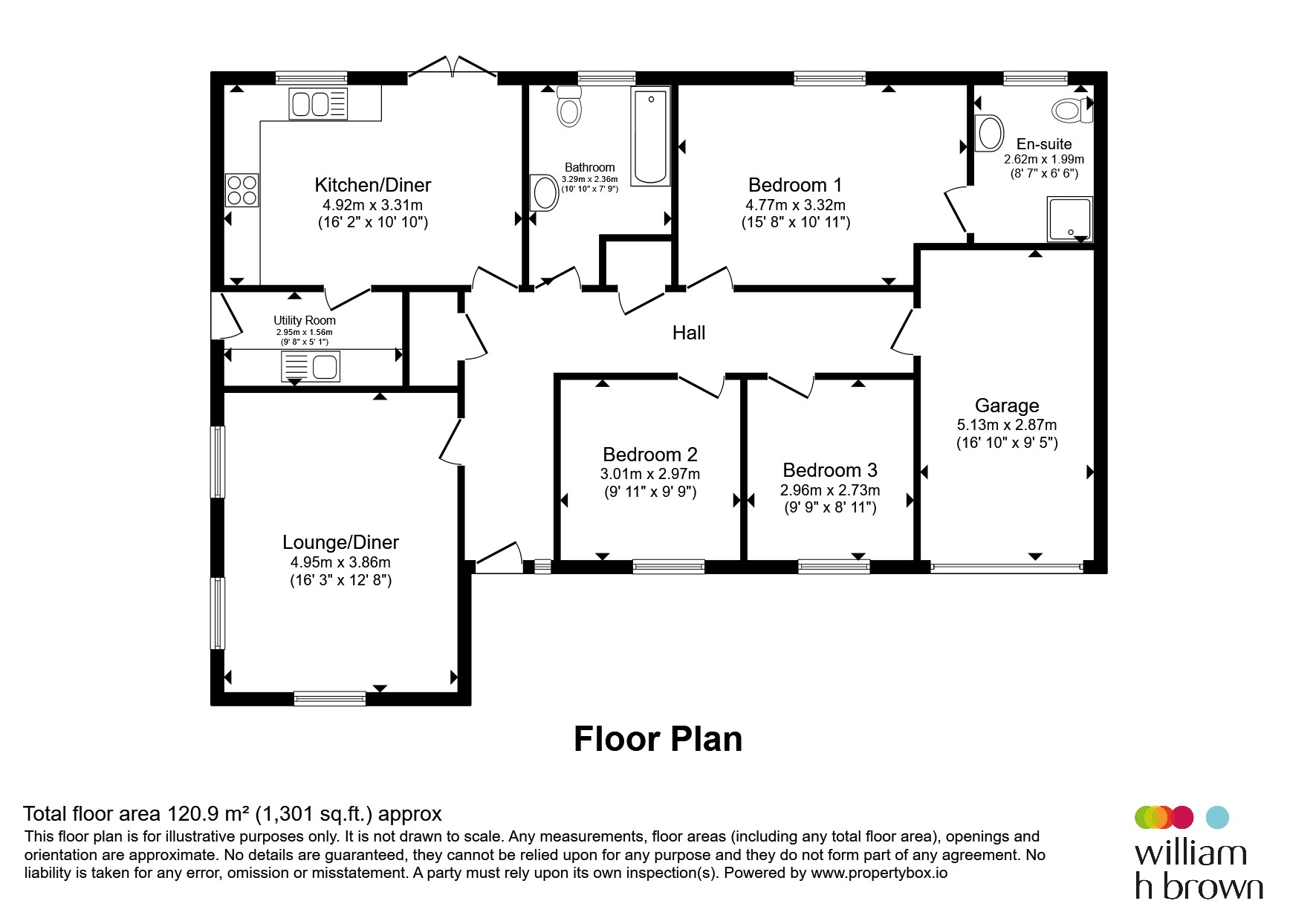 3, Yokine Gardens, Wisbech floorplan