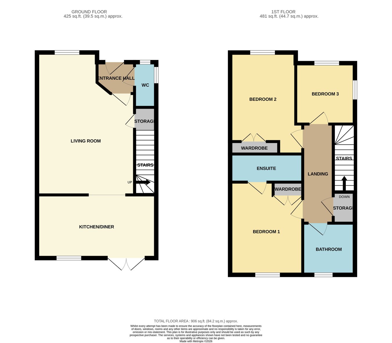 18, Upton Hall Crescent, Northampton floorplan