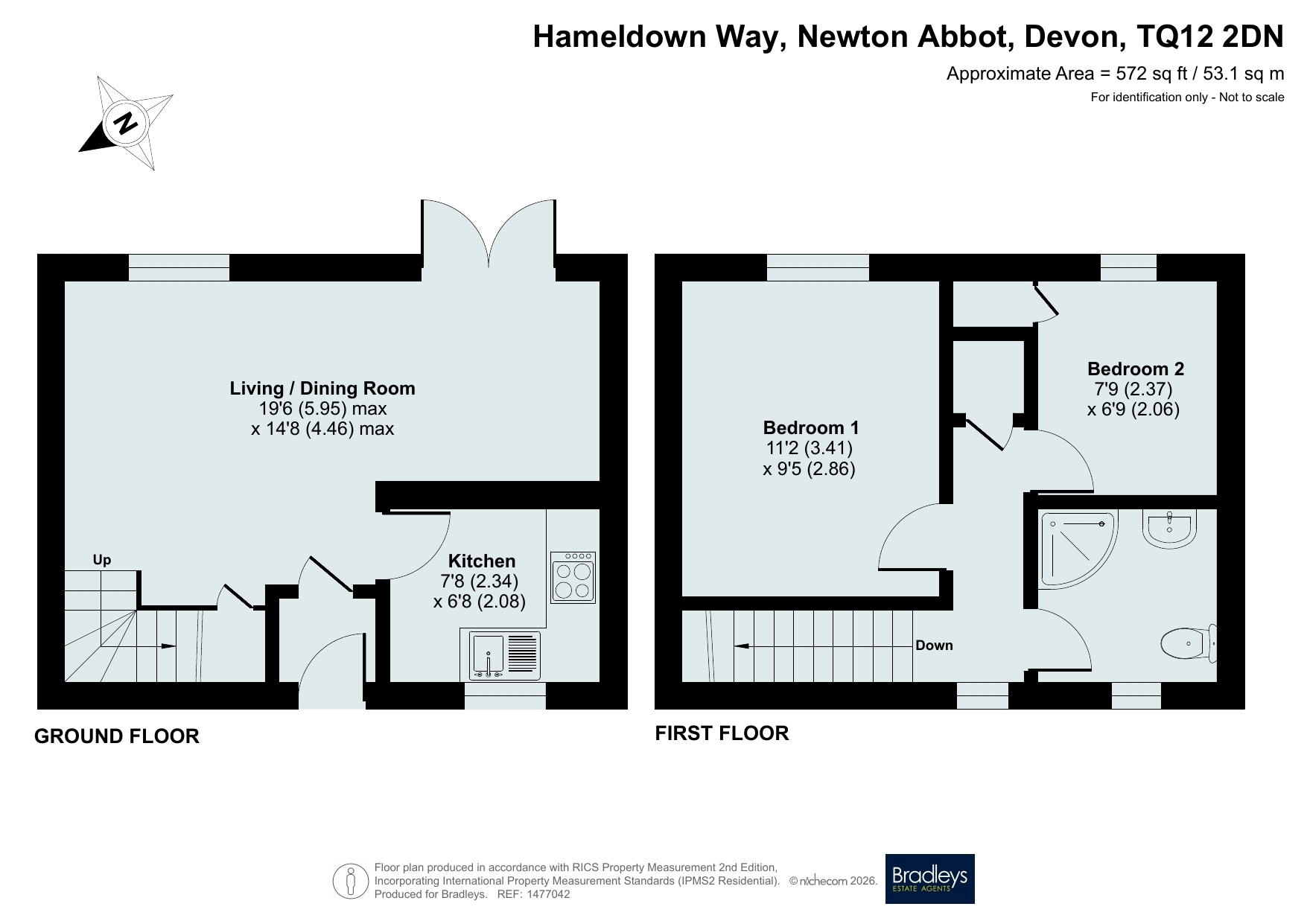 8, Hameldown Way, Devon floorplan
