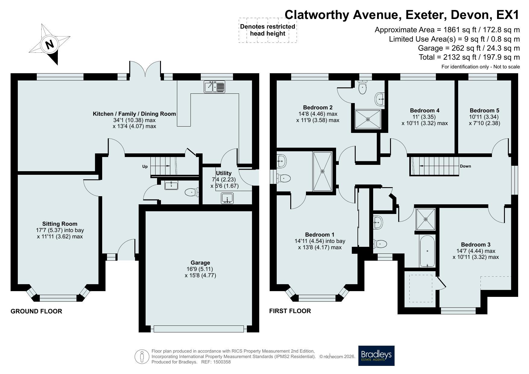 3, Clatworthy Avenue, Exeter floorplan