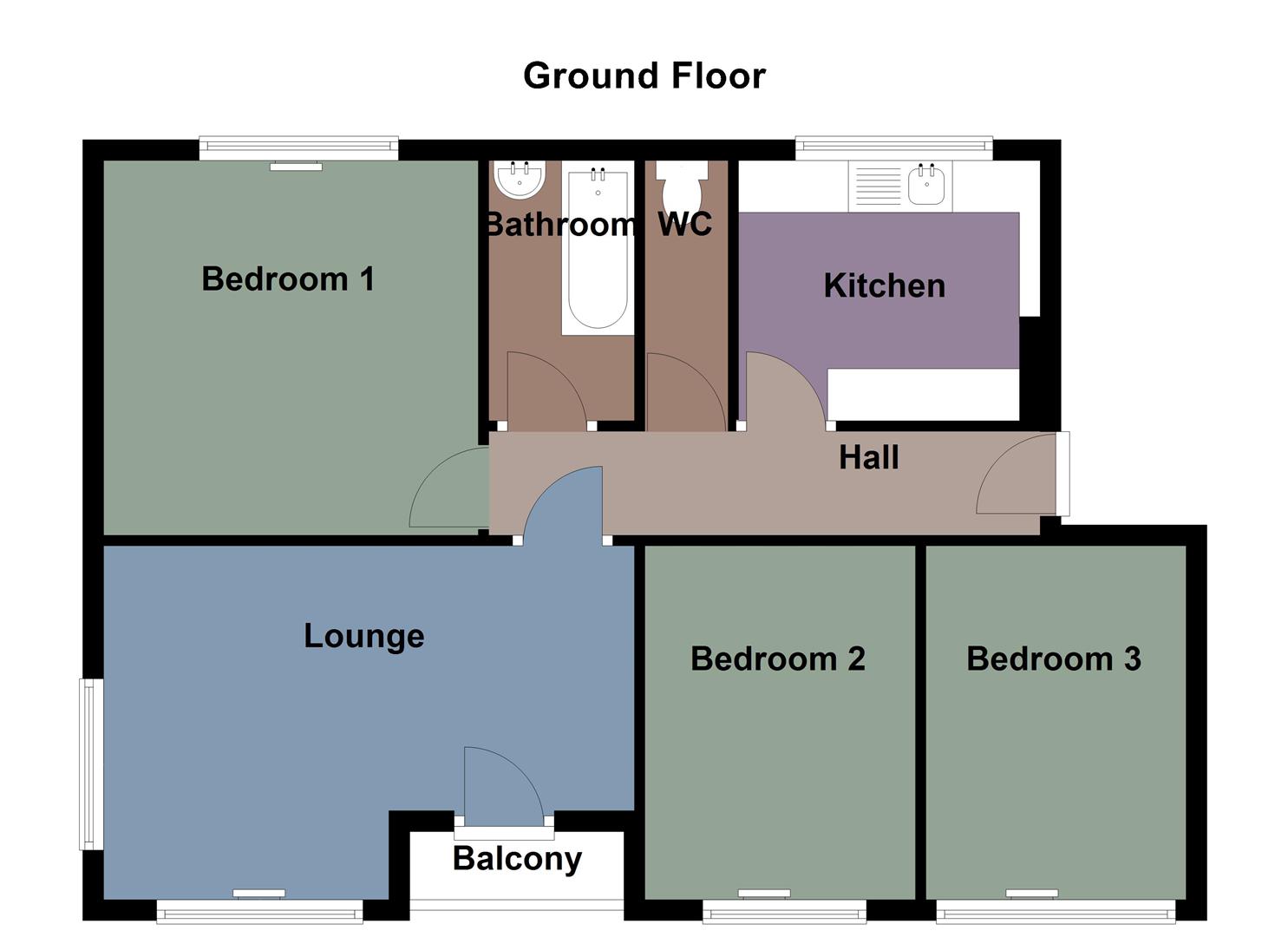 56, St. Leger Crescent, Swansea floorplan