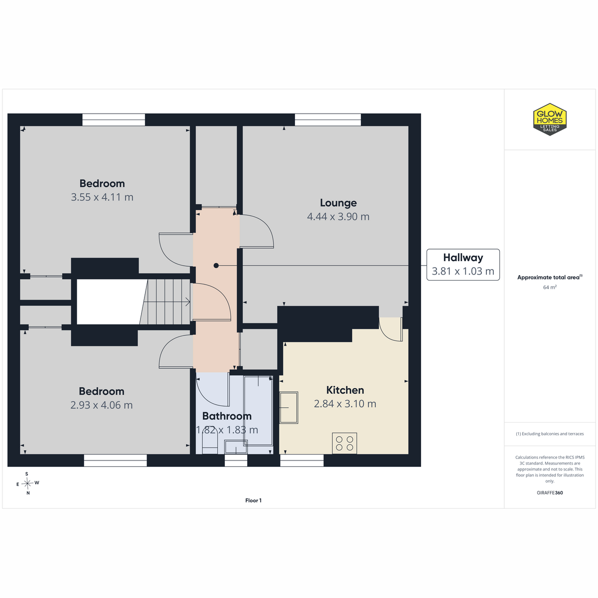 45, Garnock Street, Dalry floorplan
