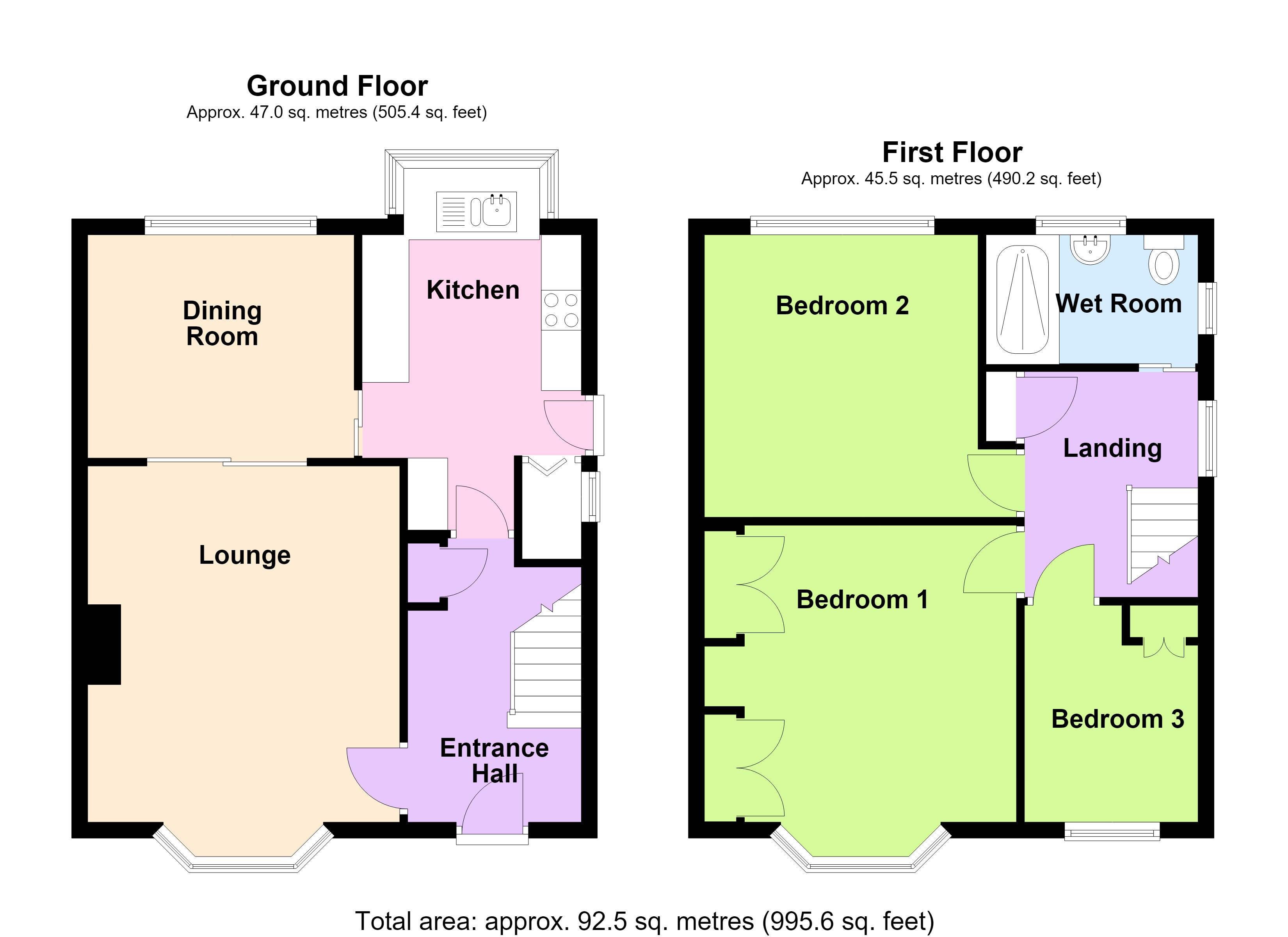 55, Herringthorpe Lane, South Yorkshire floorplan