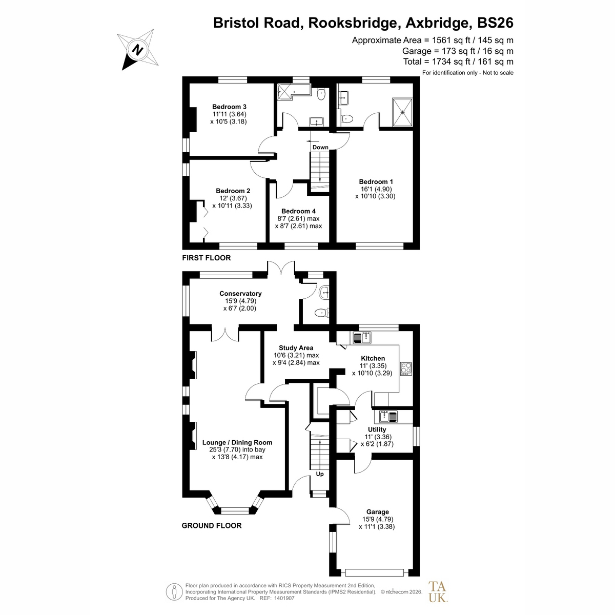 Aceleis, Bristol Road, Axbridge floorplan