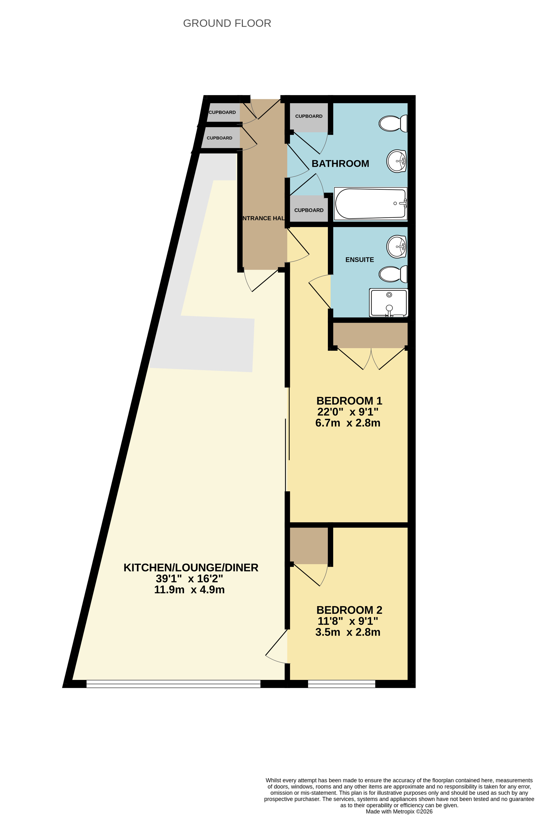 Apartment 201 Amazon Lofts, 9, Tenby Street, Birmingham floorplan