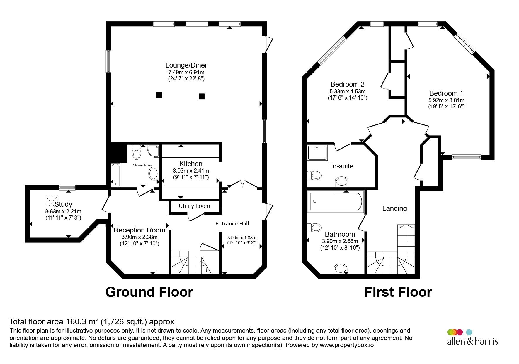 Chapel House, Moffats Drive, Wells floorplan