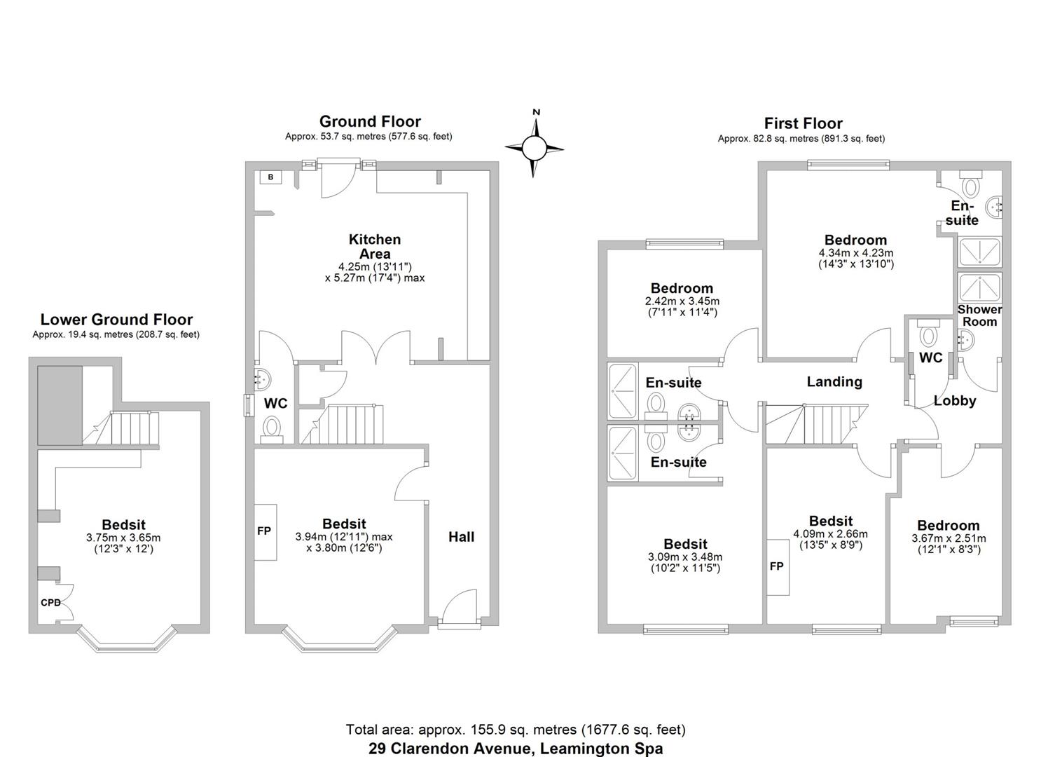 Clarendon Avenue, Leamington Spa floorplan