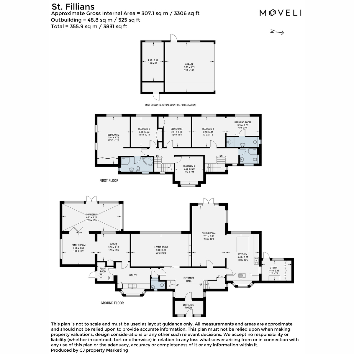 St Fillans, Tokers Green Lane, Kidmore End, Kidmore End floorplan