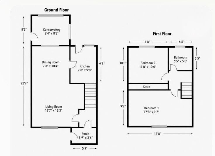 52, Birch Tree Road, Sheffield floorplan