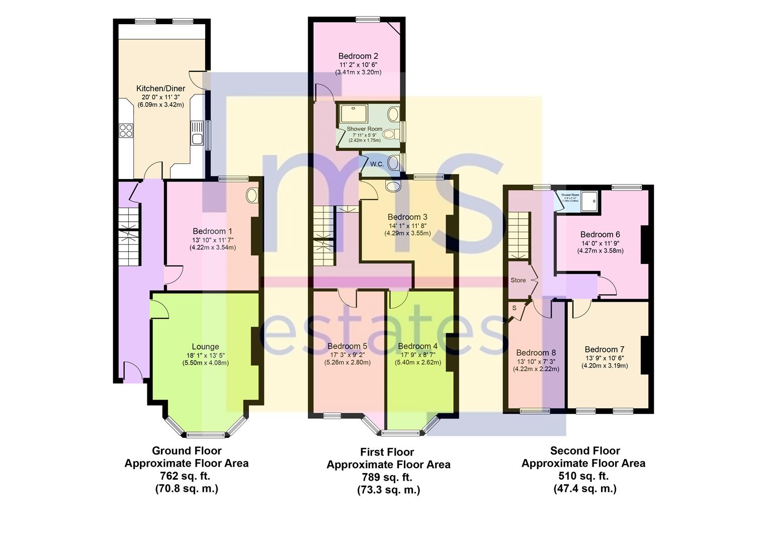 Derby Road, Nottingham floorplan
