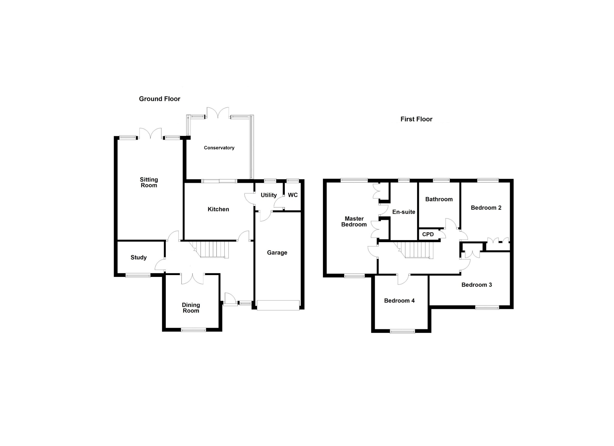 22 Robinson Close, Selsey floorplan