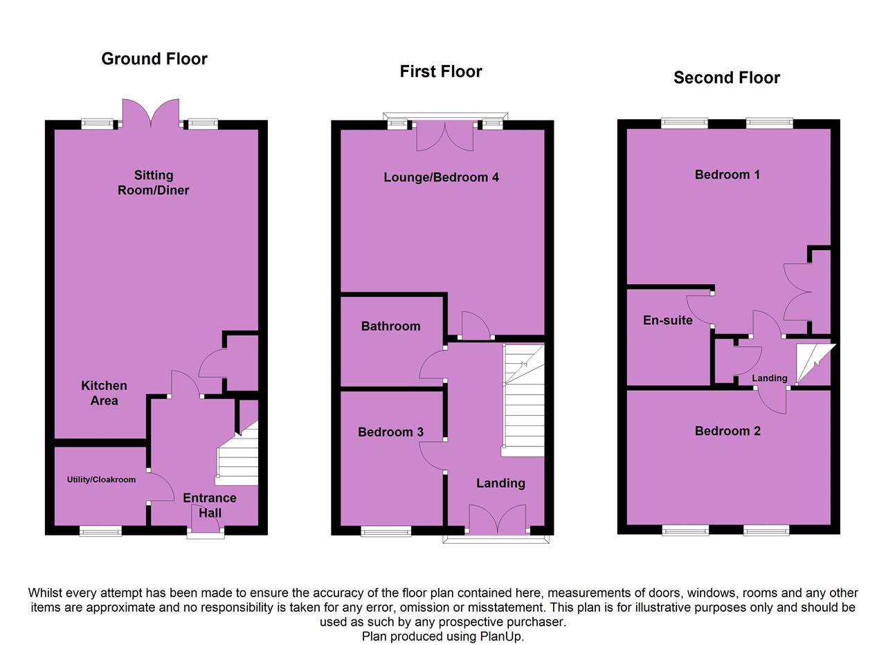 3 Bedrooms Terraced house for sale in Weavers Close, Eastbourne BN21