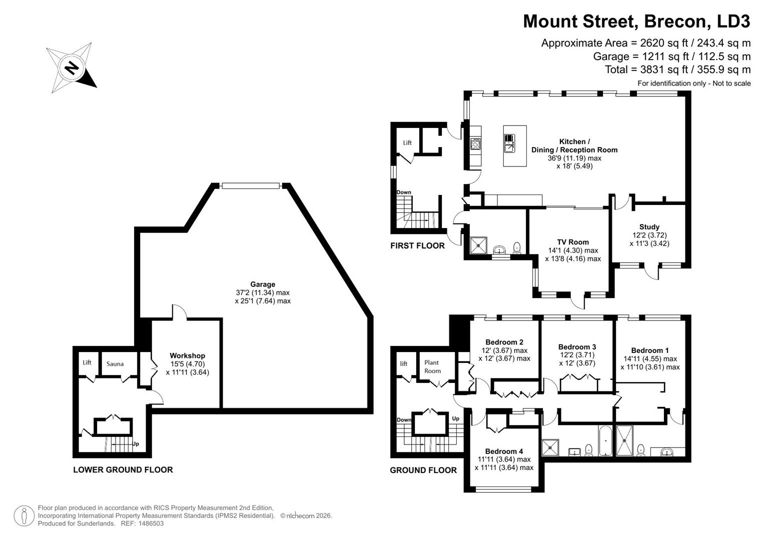 9, Mount Street, Brecon floorplan
