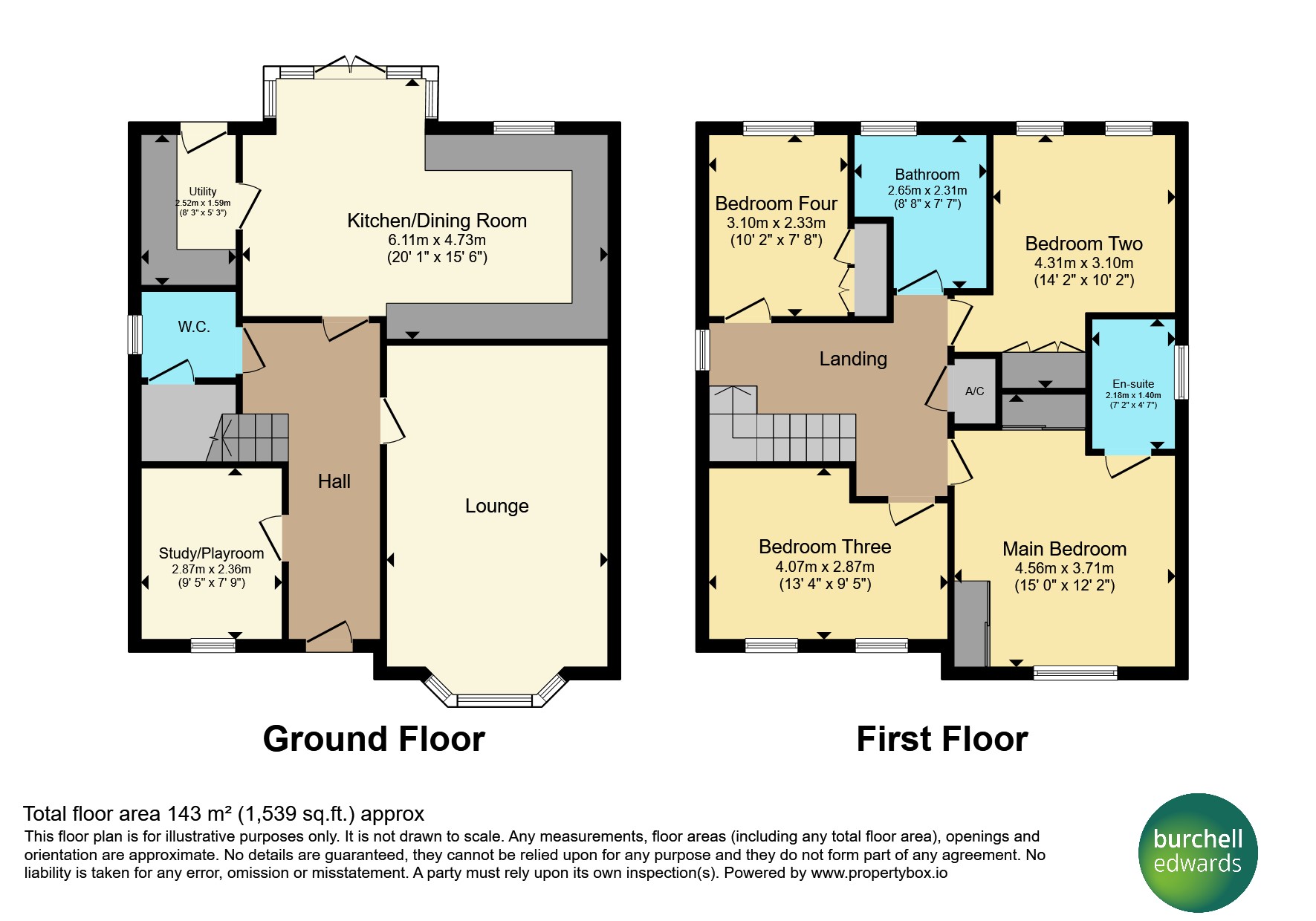 24, Rook Drive, Burton-On-Trent floorplan