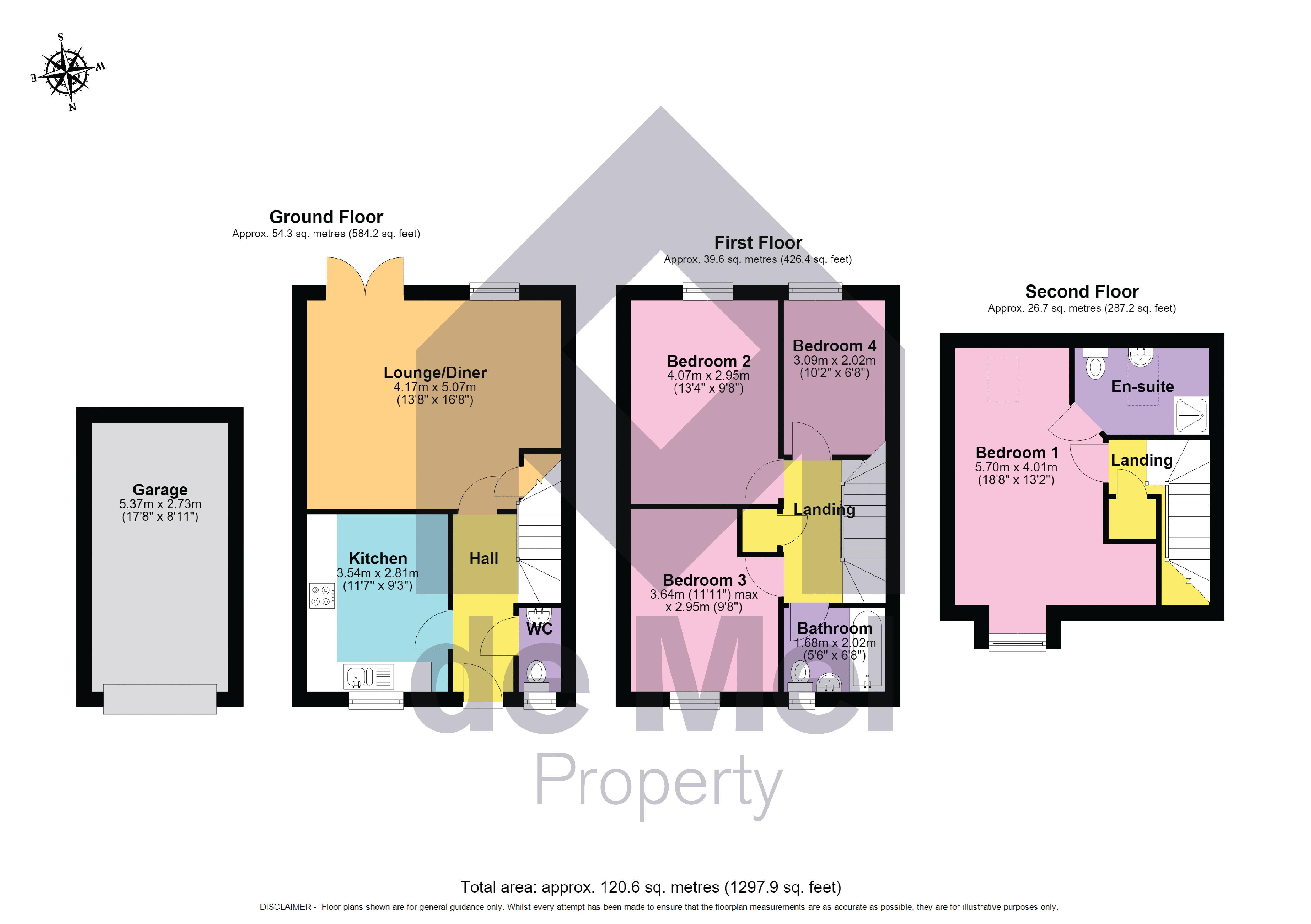 1, Rose Court, Cheltenham floorplan